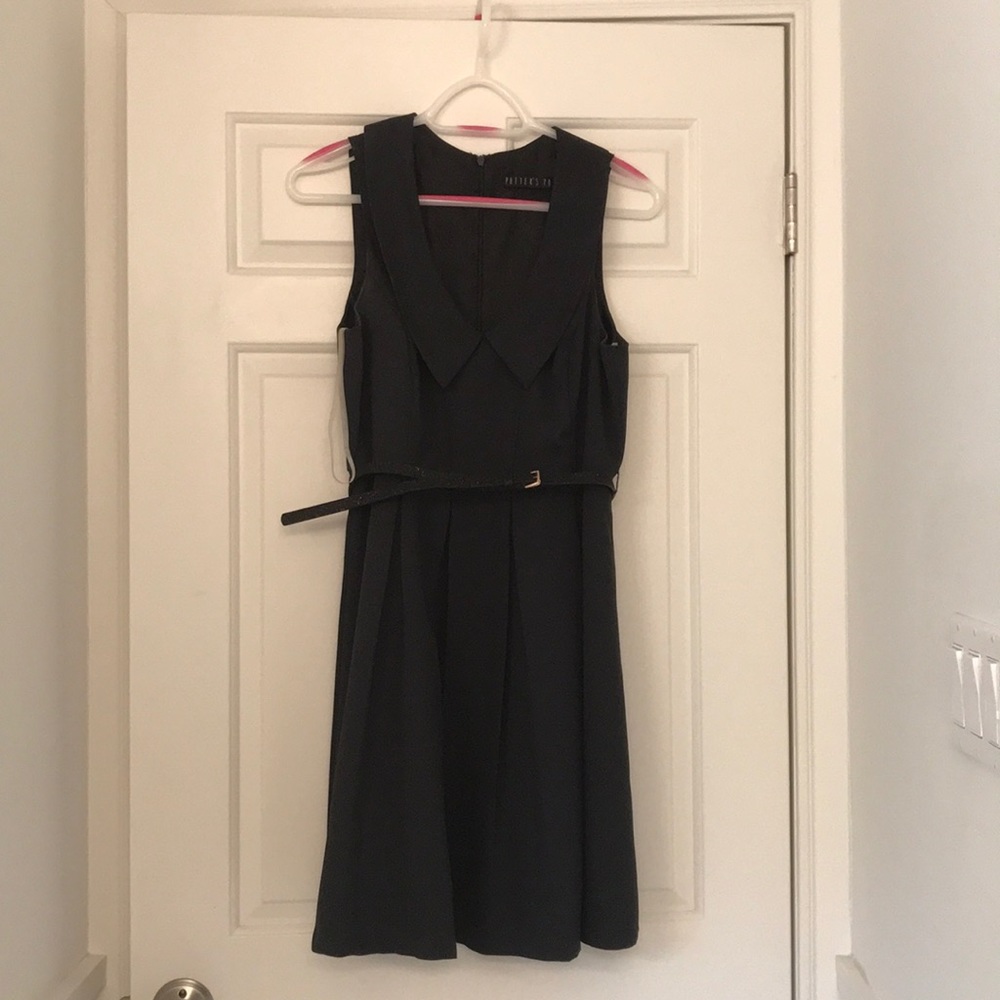 Pottery's Pot navy A-line dress